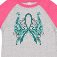 thumbnail image 4 of Inktastic Ovarian Cancer Awareness with Butterfly Ribbon Words Boys or Girls Toddler T-Shirt, 4 of 5
