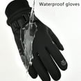 thumbnail image 3 of Guantes cálidos para esquí, guantes ligeros antideslizantes con pantalla táctil para deportes de trabajo al aire libre en invierno, 3 of 6