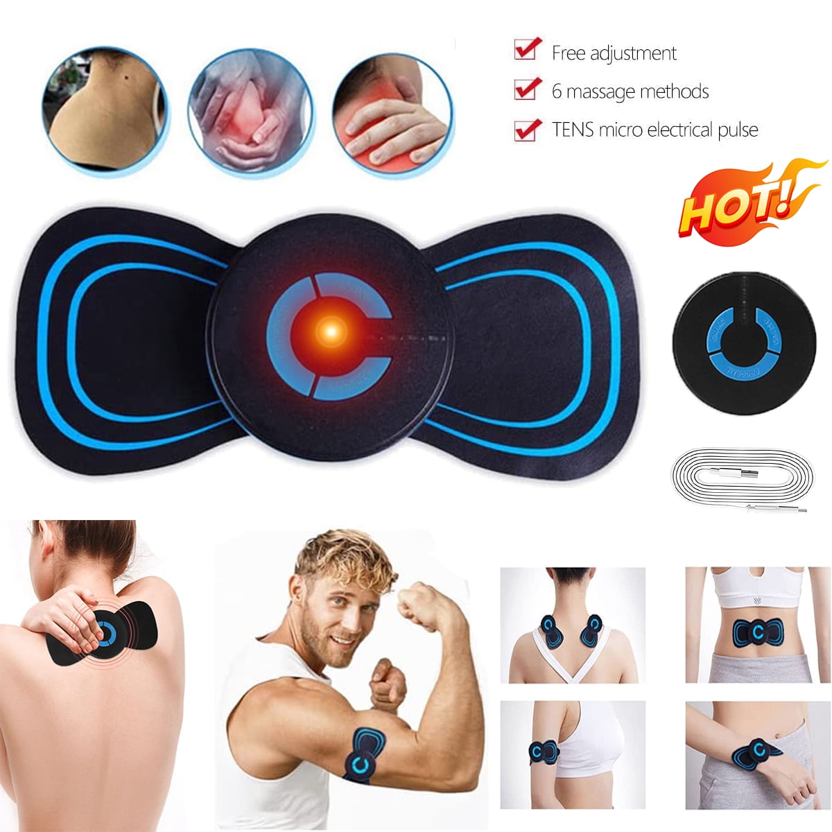 バックアッ Portable 3で1 Mini Massage Machine Blackheads Removal Laser Eye