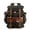 Black, variant on Vintage Waxed Canvas Backpack with Leather Trim, Waterproof Retro Rucksack, Large Capacity Travel Camping Daypack