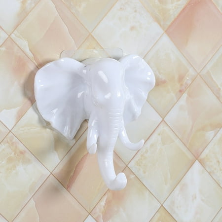 

Elbeaqi Utility Tool Head Self Adhesive Wall Door Hook Hanger Bag Keys Sticky Holder Wh
