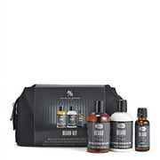 The Art of Shaving Beard Grooming Kit for Men - Beard Kit for Men Grooming and Care with Beard Oil, Beard Wash, and Beard Conditioner, Peppermint & Sandalwood