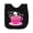 AB-Black, variant on Inktastic I Love You a Latte Cute Valentine Coffee Pun Newborn Bib