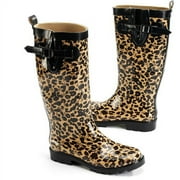 Women's Leopard Rain Boots