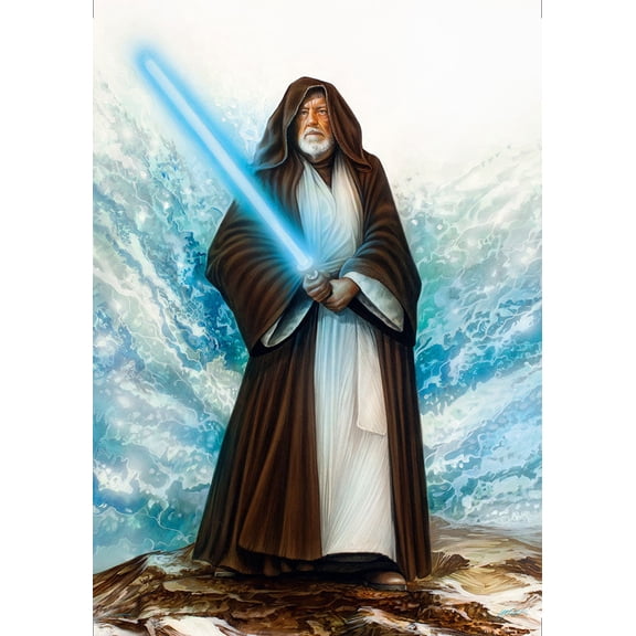 Star Wars (The Jedi Master by Monte Moore) MightyPrint™ Wall Art