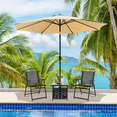 thumbnail image 2 of Renwick Foldable Dining Chairs with Backrest and Armrests, Set of 2, Black, 2 of 8