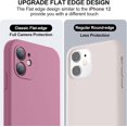 thumbnail image 3 of XUCP-Compatible with iPhone 11 Case, Upgraded Liquid Silicone with [Flat Edges] [Camera Protection] [Soft Anti-Scratch Microfiber Lining] Phone Case for iPhone 11 6.1 inch - Lavender Purple, 3 of 4