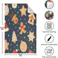 thumbnail image 3 of Dreamtimes Gingerbread Man Kitchen Dish Towel 1 Pack, Soft Absorbent Dishcloths Reusable Hand Towel Washable Tea Towels for Home Kitchen Bar Table Decor, 28 x 18 Inch, 3 of 7