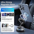 thumbnail image 5 of Strong Magnetic Car Phone Holder Mount Vacuum Adsorption Manual Suction Cup 360 Rotating Folding Phone Holder for Smartphones Wall Lazy Phone Bracket, 5 of 5