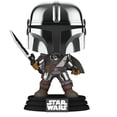 thumbnail image 1 of Funko Star Wars Mandalorian with Darksaber (Chrome & Glow in The Dark), Exclusive, 1 of 3