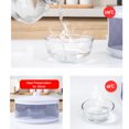 thumbnail image 4 of leyfeng Aislamiento de la cubierta del plato a prueba de polvo transparente apilable cubierta de alimentos de conservación del calor para el refrigerador de la cocina del hogar, 4 of 8