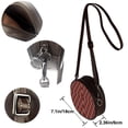 thumbnail image 5 of Lsque Argyle Plaid Pattern Shoulder Bag – Microfiber Leather Crossbody with Detachable Strap & Handle Ring, Waterproof & Durable, Elegant Everyday Carry, 5 of 5