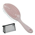 thumbnail image 1 of Graflsoa Portable Pink Hair Comb and Makeup Bag Set for Styling and Scalp Care, 1 of 6