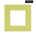 thumbnail image 2 of Pistachio Acid Free 20x20 Picture Frame Mats with White Core Bevel Cut for 10x10 Pictures - Fits, 2 of 3
