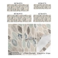 thumbnail image 3 of Kitchen Cafe Valance Curtain for Small Windows,Vintage Botanical Leaves Texture Rod Pocket Short Valances Farm Retro Burlap Linen Window Treatment Panel for Living Room/Bedroom/Bathroom,42x12in, 3 of 9