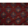thumbnail image 4 of oneOone Polyester Lycra Fabric Leaves Block Printed Craft Fabric BTY 56 Inch Wide, 4 of 4