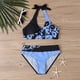 thumbnail image 3 of MKLEKYY Trajes De Baño Mujer Curvy Women'S Print High Waisted Tankini Two Tankini Set Swimsuit, 3 of 5