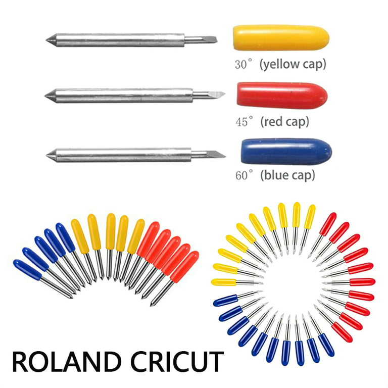 Blades For Cricut Explore 3/Air 2/Air/One/ Cricut Maker 3/Maker Sturdy  Housing 30/45/60Degree Plotter Blades For Cricut Cutting