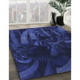 thumbnail image 2 of Ahgly Company Indoor Rectangle Patterned Balloon Blue Area Rugs, 4' x 6', 2 of 6