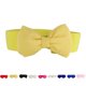 thumbnail image 5 of Guardurnaity Cinturón con pajarita para mujer, cinturilla elástica para fiestas y eventos, banda para la cintura de cuero PU para mujer, accesorio de ropa, Cinturones Amarillo Guardurnaity PS9259-02, 5 of 5