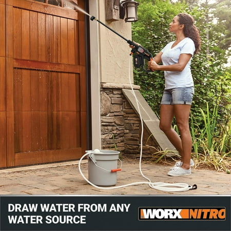 WORX - Nitro 20V Brushless Hydroshot up to 710 PSI at 1.0 GPM (1 x 4.0Ah Battery and 1 x Charger Included) - Black