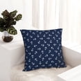 thumbnail image 6 of Fuzoiu Nautical Themed Simple Anchors Print Square Pillow Cover,Hidden Zipper Design,Luxury Square Pillow Case, Throw Pillow,Couch Cushion-18"x18", 6 of 7
