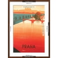 thumbnail image 4 of Art.com Prague Travel Poster Art Print, Brown Frame Wall Art, 21" x 29", 4 of 4