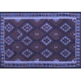 thumbnail image 1 of Ahgly Company Indoor Rectangle Oriental Blue Traditional Area Rugs, 2' x 4', 1 of 4