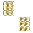 thumbnail image 2 of Matsuzay 24 Piezas de Metal D Anillo de Bloqueo Mosquetón Llavero Ganchos de Bloqueo Resorte Oro, 2 of 6