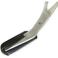 thumbnail image 2 of Professional Precision Trimmer Eyebrow Scissors Remover Beauty Tool with Comb and Non Slip Finger Grips, 2 of 4