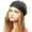 ^Black, variant on GILIGEGE Headbands for Women Stretchy Non Slip Soft Cotton Cloth Hair Bands for Sports, Workout, Yoga and Running Women Solid Color Headband Elastic Head Wrap Headband Black One Size