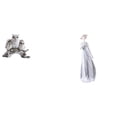 thumbnail image 1 of Figuras de búho, estatua en miniatura de resina, figura de niña, adorno de animal artificial, artesanía de escritorio, adecuado para dormitorio, sala, 1 of 8