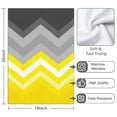 thumbnail image 3 of 2 Pcs Funny Kitchen Towels,Yellow and Gray Modern Art Geometric Microfiber Dish Towels,Kitchen Tea Towels,Kitchen Towel Set (18" X 26"), 3 of 3