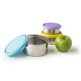 thumbnail image 2 of U Konserve 3 Piece Round Nesting Food Container Set with Sky Trio Lids, 2 of 3
