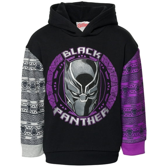 Marvel Avengers Black Panther Fleece Hoodie Toddler to Big Kid