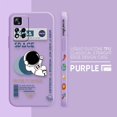thumbnail image 3 of Case For Redmi Note 12 11 11T 11R 11E 10 9 8 7 7S PRO PLUS 4G 5G Simple Liquid silicone Case Funny Astronaut Spacewalk, 3 of 5