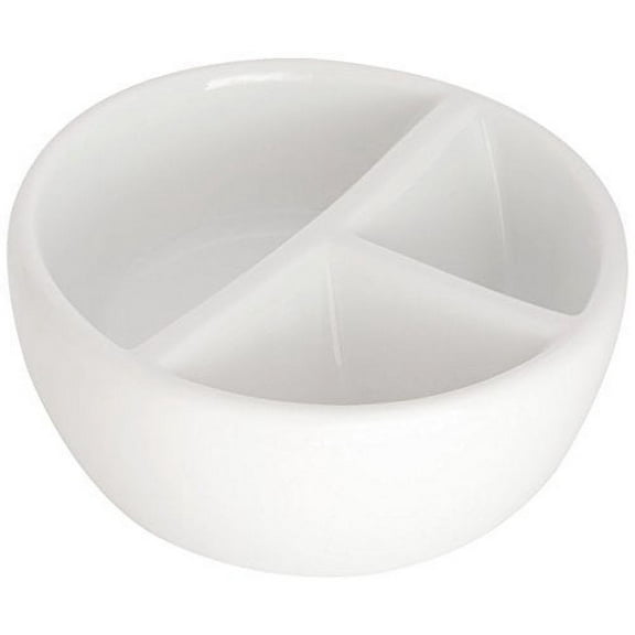 Jack Richeson – Round 3 Well Round Porcelain Mixing Bowl Palette