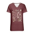 thumbnail image 4 of Tshirts Shirts Graphic Cats Short Sleeve Button Up Shirts for Women Cropped Women Casual Tops Spring Buy Again My Orders Clearance Deals, 4 of 4