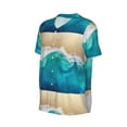 thumbnail image 6 of Fotbe Beach Baseball Jersey Shirt for Men and Women, Casual Short Sleeves Button Down T-Shirt-4X-Large, 6 of 9
