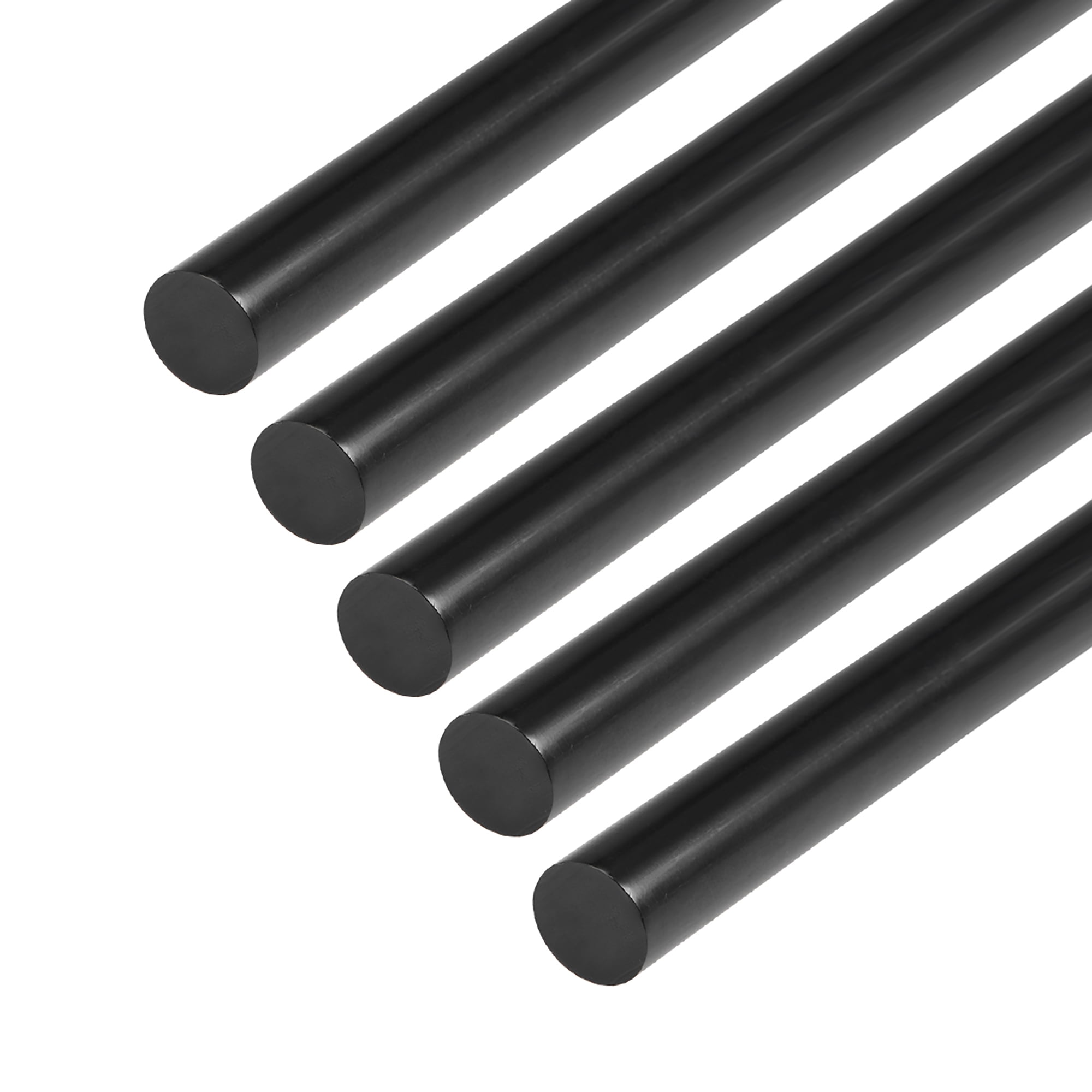 8 x 0.44 Black Mini Hot Glue Gun Sticks for Glue Guns 5 Pack 