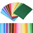 thumbnail image 1 of Uxcell 120 Pcs Soft Felt Sheets Fabric Craft Sheets 16 x 18 Inch for DIY Sewing Crafting Projects Patchwork 40 Colors, 1 of 7