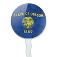 thumbnail image 2 of Rustic Oregon State Flag Distressed USA Cupcake Picks Toppers Decoration Set of 6, 2 of 6