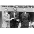 thumbnail image 1 of 24"x36" Gallery Poster, George Sisler, Babe Ruth and Ty Cobb oct 4 1924, 1 of 1