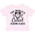 thumbnail image 3 of Inktastic The Worlds Cutest Alarm Clock Boys or Girls Toddler T-Shirt, 3 of 5