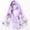 Purple, variant on Chiffon Scarf For Women Floral Silk-Like Lightweight Beach Wrap Shawl for Women, Summer Spring Evening Dress Cover Up, Gift Idea Green One Size