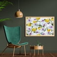 thumbnail image 2 of Spring Wall Art with Frame, Flowers Lemons Essence Refreshing Agriculture Harvest Aroma Organic Watercolor Art, Printed Fabric Poster for Bathroom Living Room, 35" x 23", Multicolor, by Ambesonne, 2 of 2