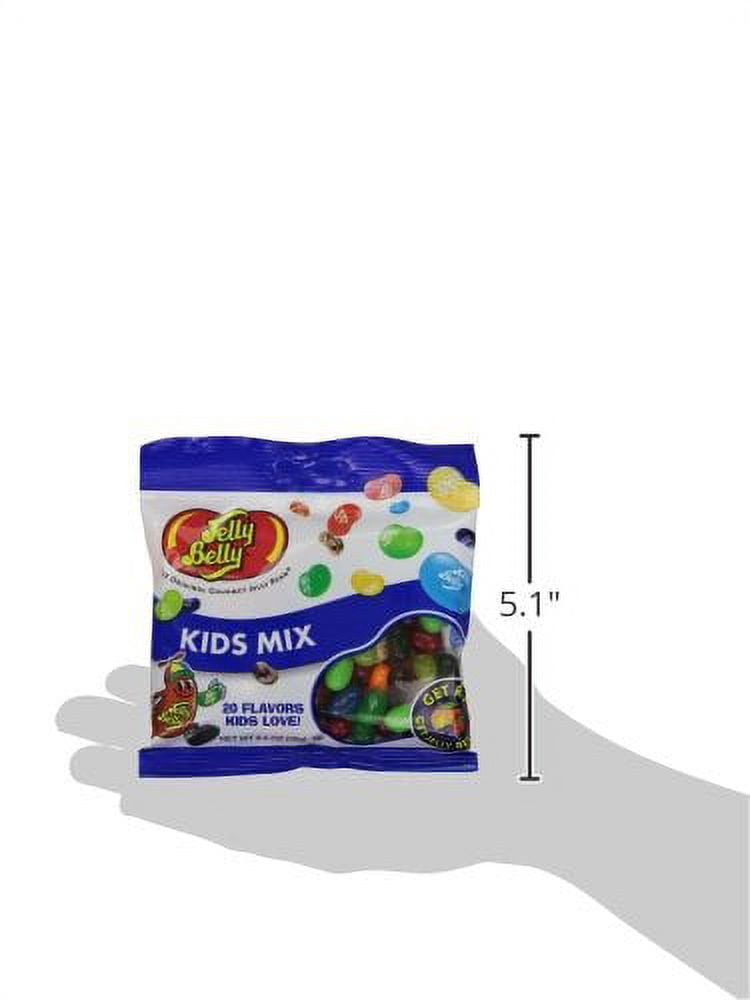 Jelly Belly Kids Mix Jelly Beans, 20 Kid-Friendly Flavors, 3.5-oz, 12 Pack RED40