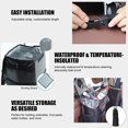 thumbnail image 4 of M Buder Large Car Trash Can with Lid and Storage Pockets, Leak-Proof Auto Organizer, Collapsible and Portable Waterproof Hanging Garbage Bin (12.2 inches / 31 cm, Black) for SUV Truck, 4 of 9