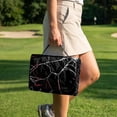 thumbnail image 4 of Pzuqiu Golf Cart Accessory with 4 Front Pockets Polyester, Compatible with Outdoor Golf Carts, for EZGO Yamaha Club Car, Spider Web Pattern, 4 of 9