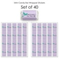 thumbnail image 3 of Big Dot of Happiness Let's Be Mermaids - Mini Candy Bar Wrapper Stickers - Baby Shower or Birthday Party Small Favors - 40 Count, 3 of 6